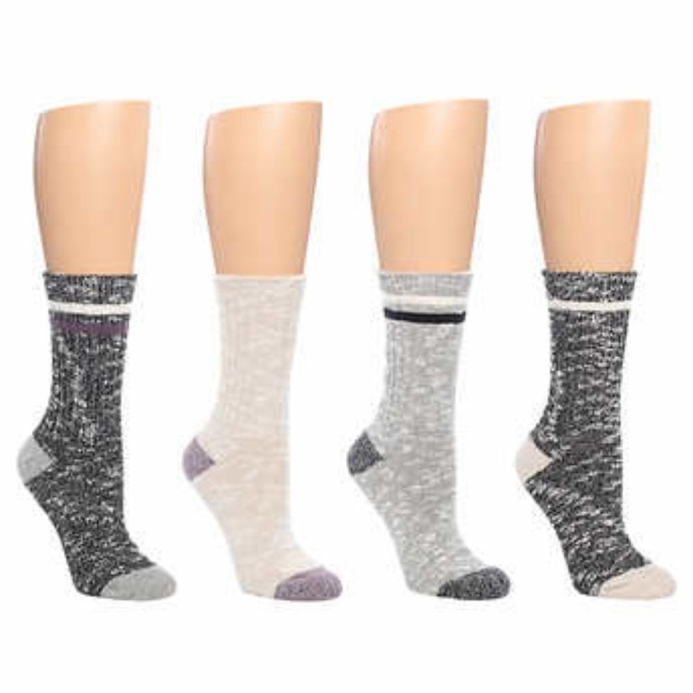 Bearpaw Ladies' Boot Sock, 4 pair - Picture 2 of 2